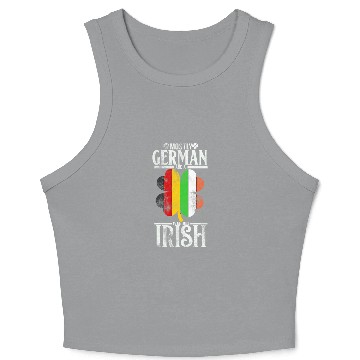 Discover Funny German A Wee Bit Irish Pub Germany Gifts Crop Tank Top