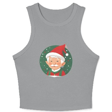 Discover christmas happy elf Crop Tank Top