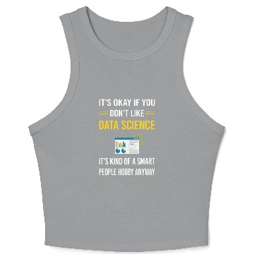 Discover Smart People Data Science Crop Tank Top