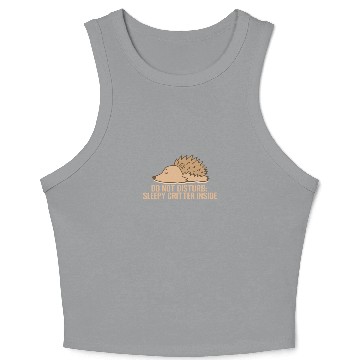Discover Do not disturb: Sleepy Critter inside Crop Tank Top