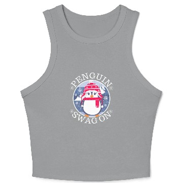 Discover Penguins swag on Crop Tank Top