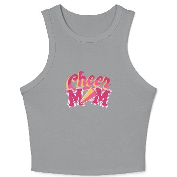 Discover cheer mom Crop Tank Top