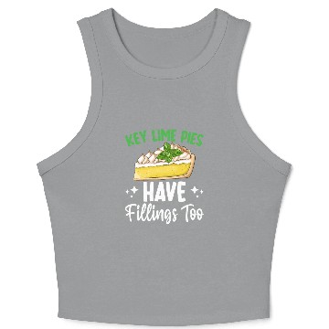Discover Key Lime Pie Lover Dessert Crop Tank Top