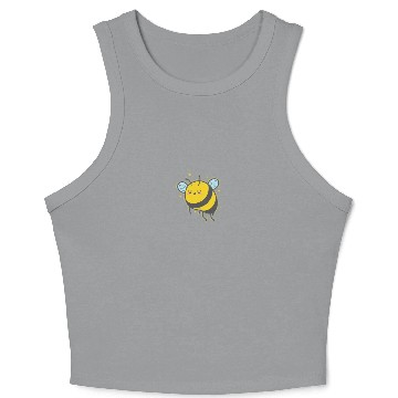 Discover Bee Honey Animals Nature Crop Tank Top