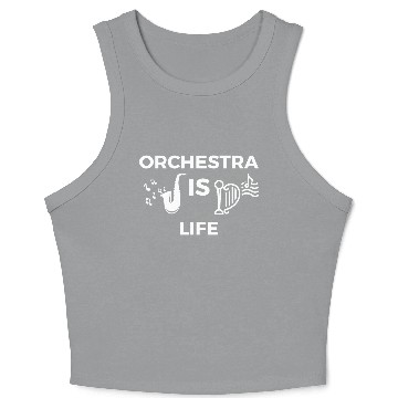 Discover ORCHESTRA IS LIFE Crop Tank Top