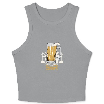 Discover I LOVE BEER Crop Tank Top