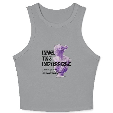 Discover Watercolor Prints Crop Tank Top