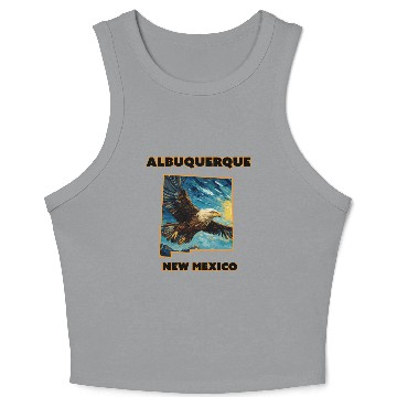 Discover New Mexico - Eagle Crop Tank Top
