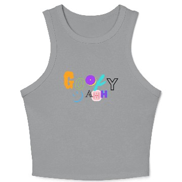 Discover Funny Goofy Ahh Crop Tank Top