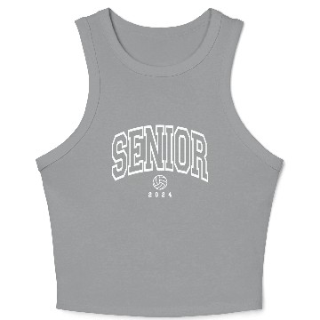 Discover SENIOR Volleyball 2024 Crop Tank Top