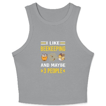 Discover 3 People Beekeeping Beekeeper Apiculture Crop Tank Top