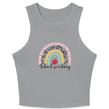Discover School secretary Crop Tank Top