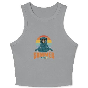 Discover happy monkey vintage copy Crop Tank Top