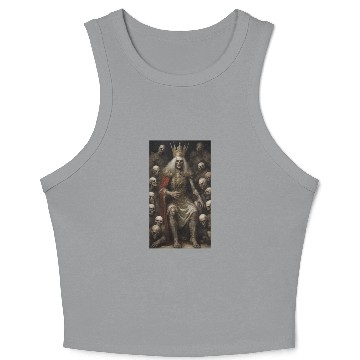Discover Undead Emperor Vampire demon devil alien zombie 2 Crop Tank Top