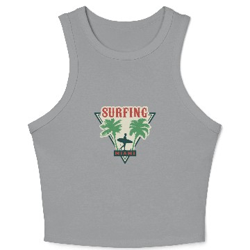 Discover Surfing Miami Crop Tank Top