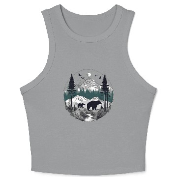 Discover Wilderness Bond Crop Tank Top