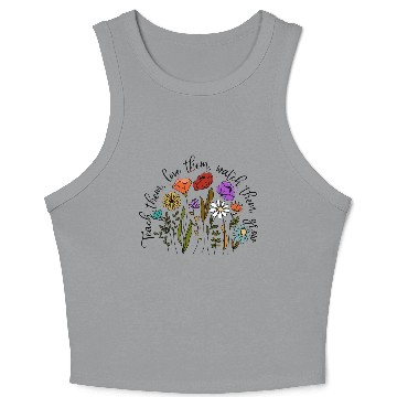 Discover Kindergarten Teacher Crop Tank Top