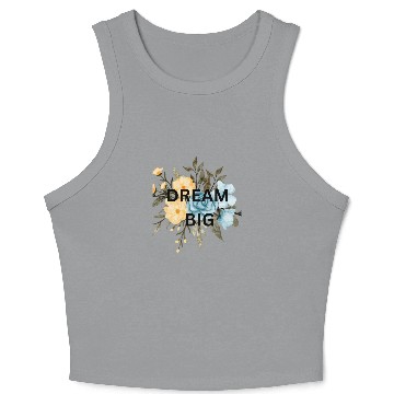 Discover ORANGE FLOWER,brown flower,dream big Crop Tank Top