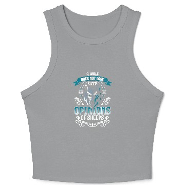 Discover Werewolf Animal Mysticism Wolfpack Crop Tank Top