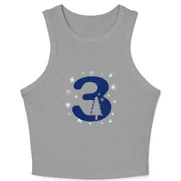 Discover 3rd Christmas Winter Season - Cold Number Three Crop Tank Top