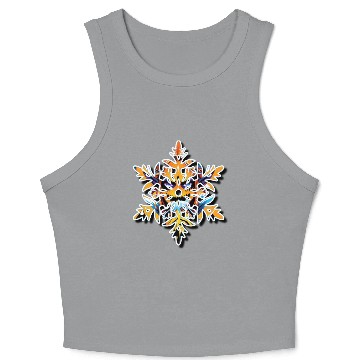 Discover Snow flake kid Crop Tank Top