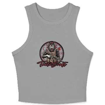 Discover Skinwalker Wolfman Native American Magic Crop Tank Top
