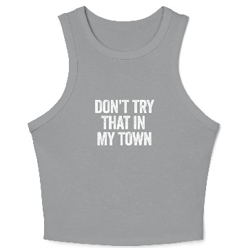 Discover Try That In A Small Town American Flag Eagle Crop Tank Top