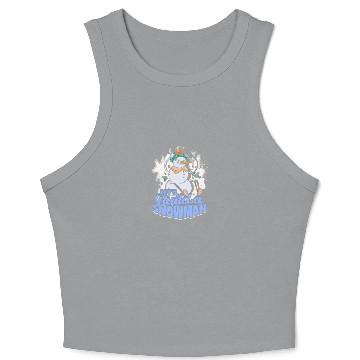 Discover Let's Build a Snowman - Snow Crop Tank Top