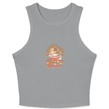 Discover Snowflakes and Hot Cocoa - Snow Crop Tank Top