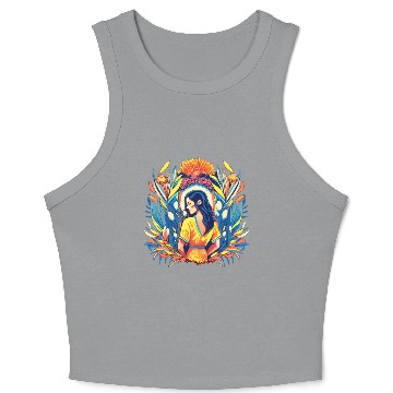 Discover Sunrise Serenity Crop Tank Top