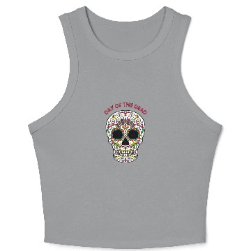 Discover Day of the Dead Crop Tank Top