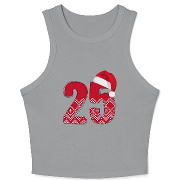 Discover 25th Wedding Anniversary / Twenty Five Years Crop Tank Top