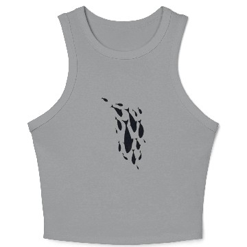 Discover Great White Shark Crop Tank Top