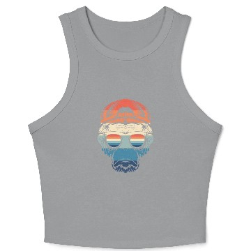 Discover Cheeky Chic: Monkey Face Apparel Crop Tank Top