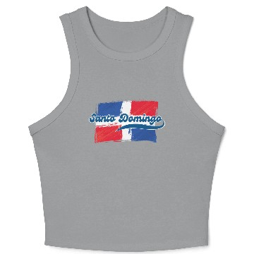 Discover Dominican Cities: Santo Domingo Crop Tank Top