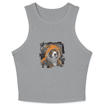 Discover Urban Bear Crop Tank Top | Graffiti Style