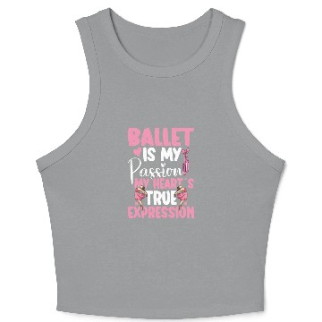 Discover Ballet Ballerina Dance Dancer Dancing Ballet Gift Crop Tank Top
