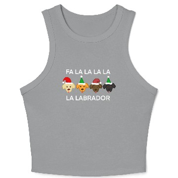 Discover Fa La La La La Crop Tank Top