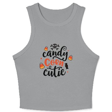 Discover Candy Corn Cutie Crop Tank Top