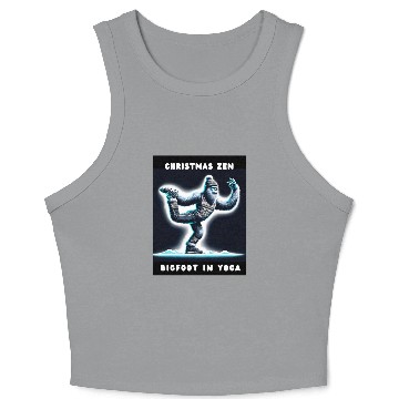 Discover Serene Sasquatch Crop Tank Top
