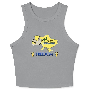 Discover save Ukraine Crop Tank Top