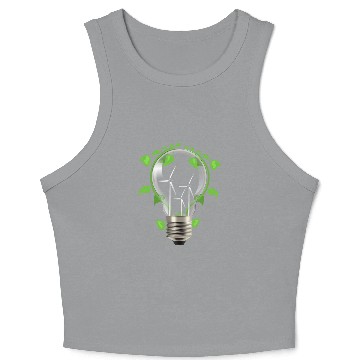 Discover Environment light bulb Crop Tank Top
