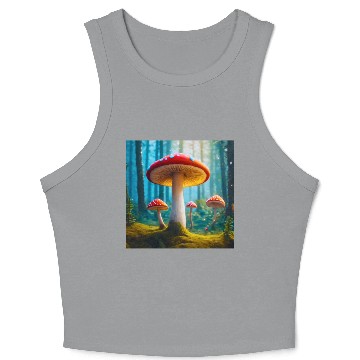 Discover Mellow Mushroom Crop Tank Top