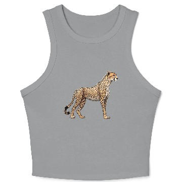 Discover Leopard Crop Tank Top