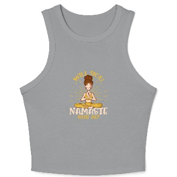 Discover Yoga Mindfulness Practic Meditation Manifestation Crop Tank Top