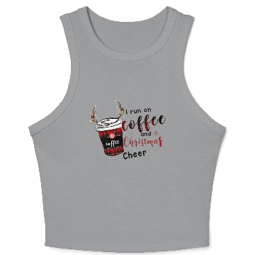 Discover Christmas coffee first Crop Tank Top