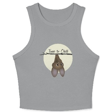 Discover Bat - Time to Chill Crop Tank Top
