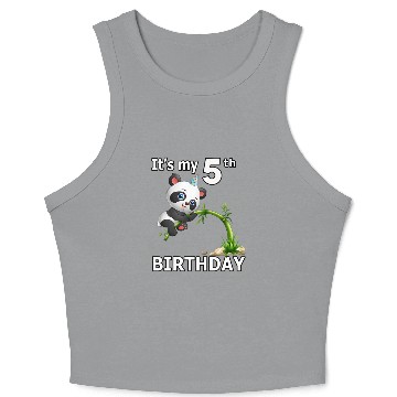 Discover 5 Panda 5Th Py Animal Panda Crop Tank Top