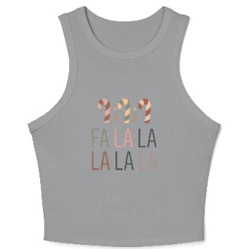 Discover Fa La La La La La Crop Tank Top