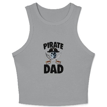 Discover Pirate Dad Crop Tank Top